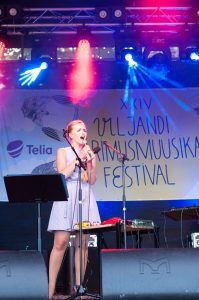 Lavalla jazzlaulajatar Kadri Voorand